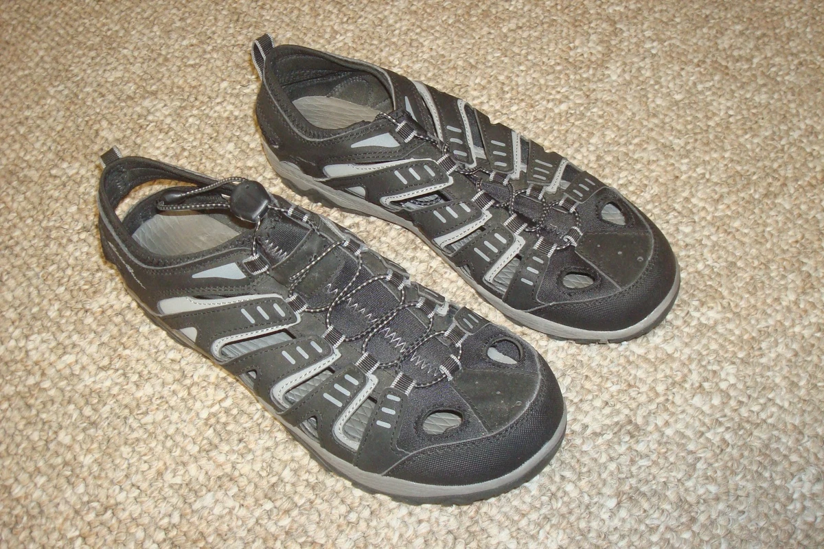 Eddie Bauer Mens Size 12 Medium Gray Leather Textile‎ Athletic Shoes NEW Eddie Bauer Rapoza Shoes Boots MENS Grey Lace Up Ankle  main image 3