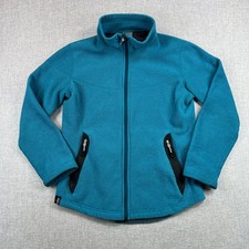 Vintage Nike ACG Polartec Thermal Pro Fleece Jacket Women M Blue Full Zip Active