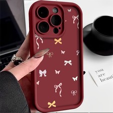 Case For Samsung S26/S25FE/S24/A16/A17/A37/A57 Bowknot ShockProof Phone Cover