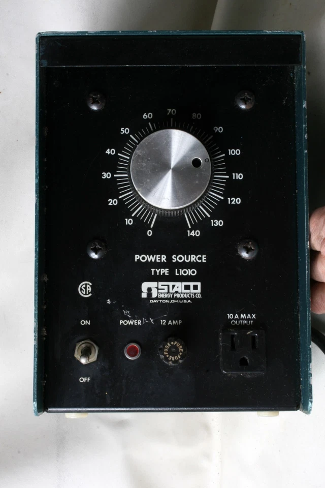 TESTED Staco Variac/autotransformer L1010 120v-  0-140v 10a - Image 2 of 4