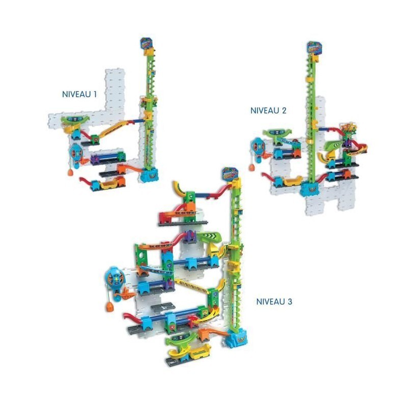 VTech Marble Rush Ultimate Vertical Run V100E circuit de billes solide sans blocage pour enfant