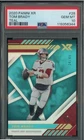 PSA 10 Gem Mint Tom Brady 2020 Panini Xr Teal #28 Tampa Bay Buccaneers SSP /49