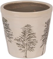 Clayre & Eef 6CENPT0001M Dekoration Blumentopf Ø 15X14 Cm
