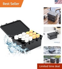 Compact Anti-Shock 120 Film Organizer - 15 Roll Capacity Waterproof Storage