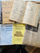 Auburn NY LOT! Telephone Directory 1988 + 1957 Citizen 1968 Finger Lakes Cayuga