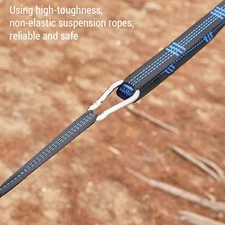 Portable Two People Camping Hammock With Mosquito Net For Backyard Garden QCBO