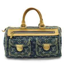 Borsa Louis Vuitton Monogram Denim Neo Speedy Blu M95019 Autentica Ottima