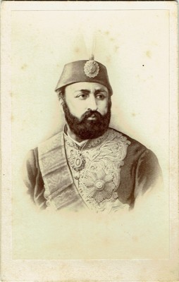 CDV Ca 1860 Portrait von ABDUL AZIZ Sultan der Türkei und des Osmanischen Reiches
