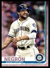2019 Topps On-Demand Mini Pink #/25 #638 Kristopher Negron Seattle Mariners