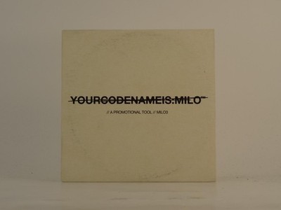 YOUR CODE NAME IS:MILO I AM CONNECTING FLIGHT (D87) 4 Track Promo CD Single incl