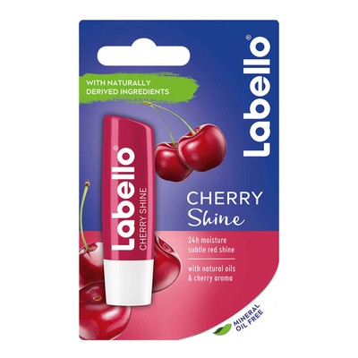 24x Labello Fruity Shine Cherry Lip Balm 4.8g / 0.17oz