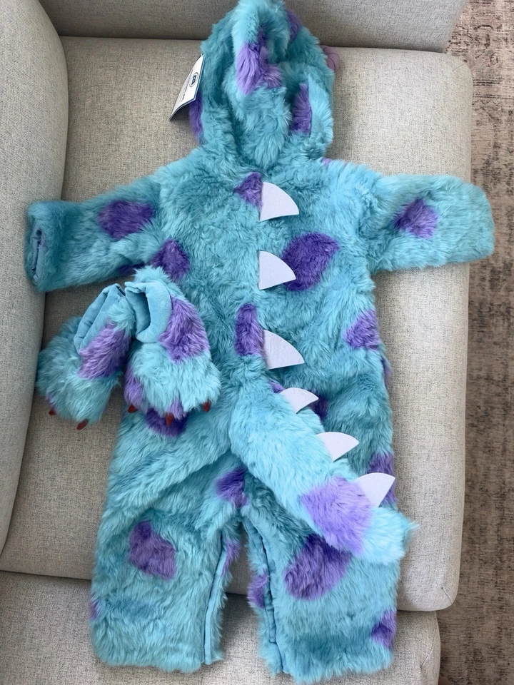 Disfraz de Sulley POTTERY BARN KIDS Baby Disney & Pixar Monsters, Inc. - 12-24 Mo-NUEVO CON ETIQUETAS Foto 2 de 4