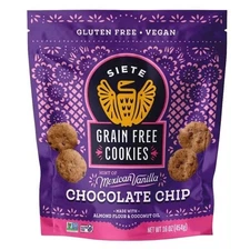 Grain Free Hint of Mexican Vanilla Chocolate Chip Cookies | Vegan | Gluten Fr...