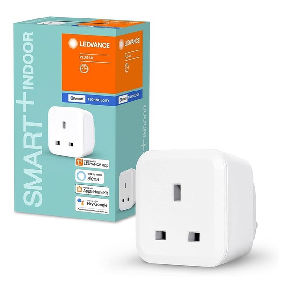 Ledvance Smart+ Plug Steckdose Uk Innen Weiß Smarthome App Alexa Apple Bluetooth-image