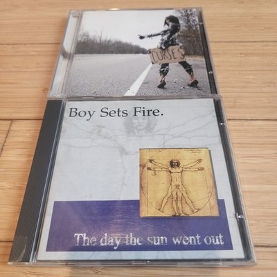 Boy Sets Fire ''Day The Sun..'' Rye Coalition ''Curses'' 2 Post-Hardcore Emo CD Lot