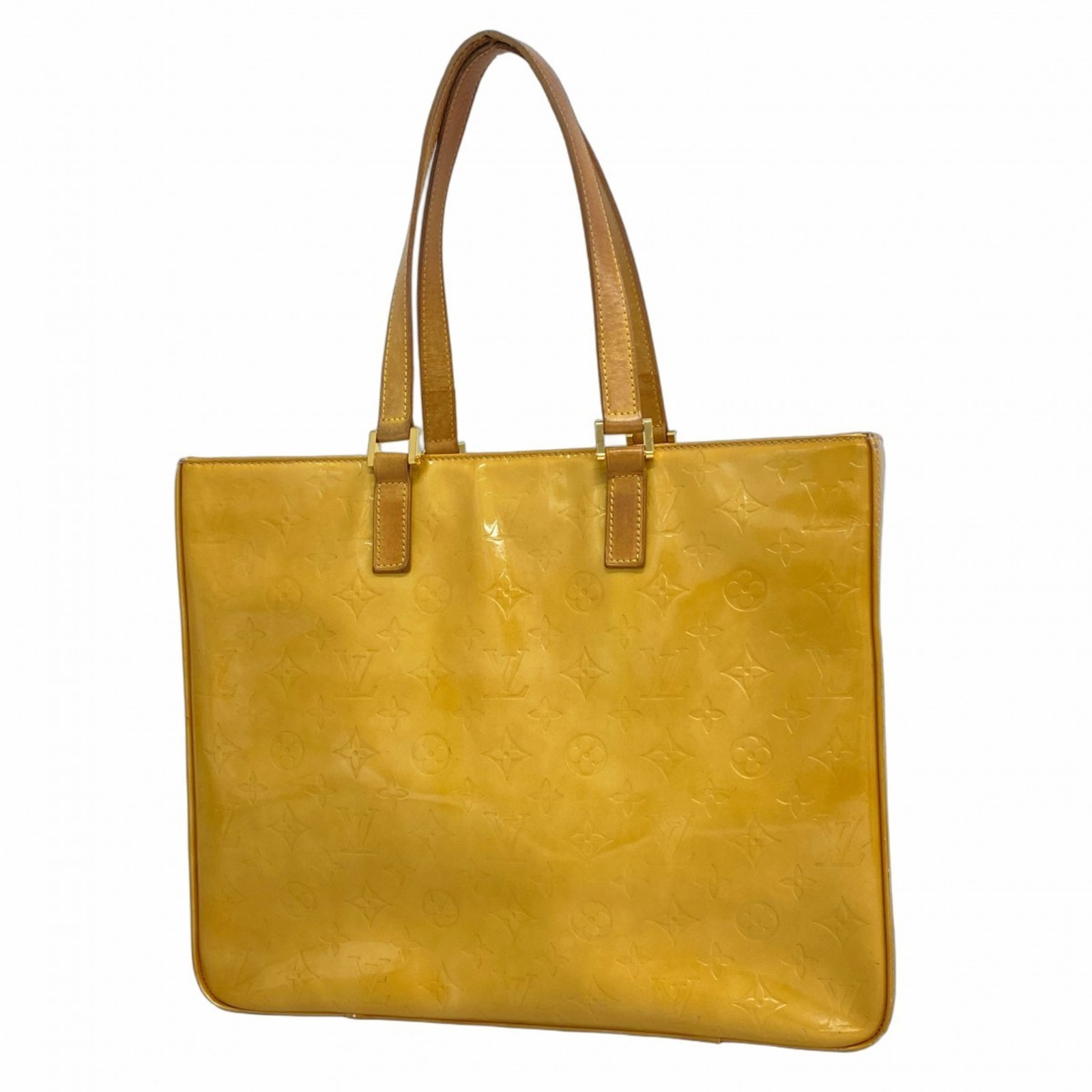 Louis Vuitton Vernis Columbus Tote in Beige M91023 for Women-image