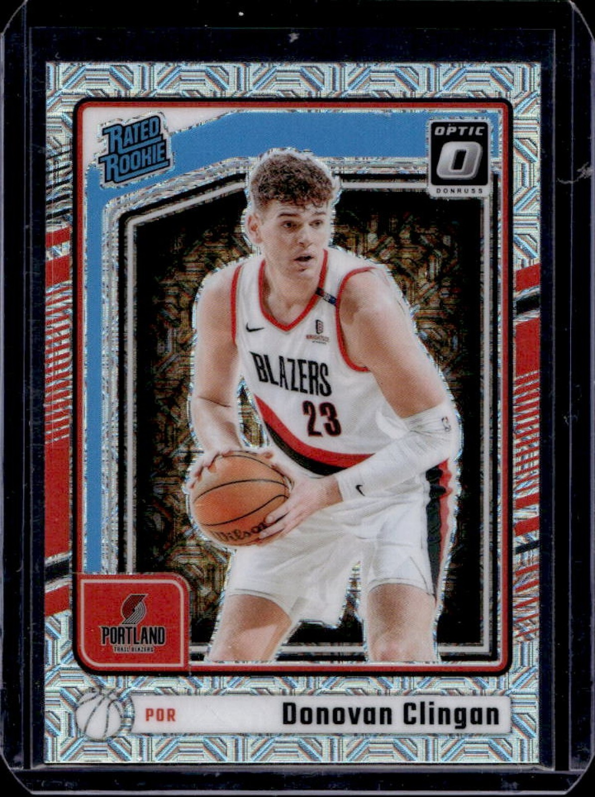 2024-25 Panini Donruss Optic Donovan Clingan Choice Prizm RC Rated Rookie #272