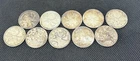 1940-1967 Canadian Quarters SILVER Lot Of 10