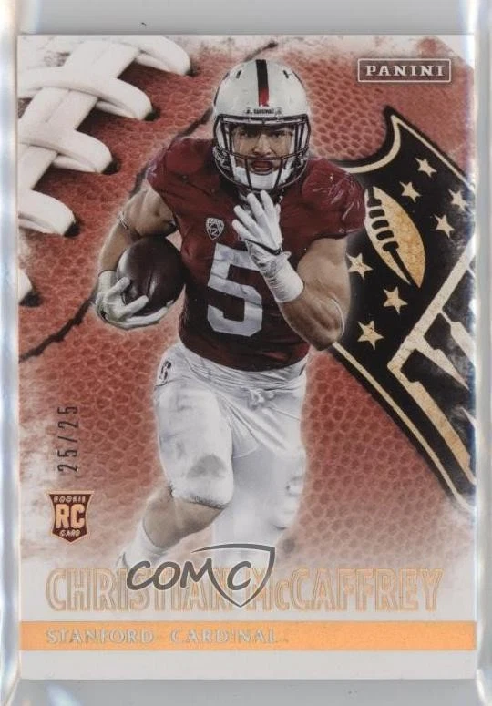 Christian McCaffrey Panini National Convention VIP Rookies #6 Gold