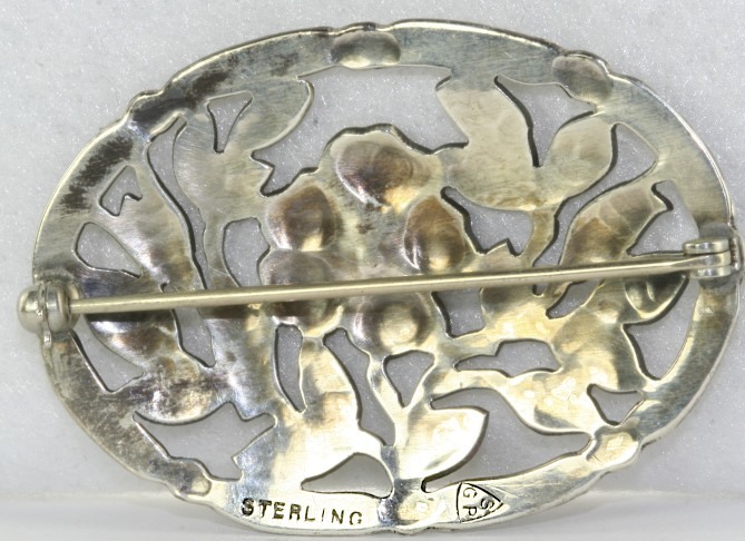VINTAGE ARTS & CRAFTS STAVRE GREGOR PANIS STERLING SILVER