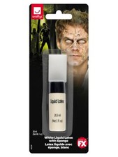 Smiffy's Liquid Latex With Sponge White 28ml/1 oz, Zombie Facepaint Makeup