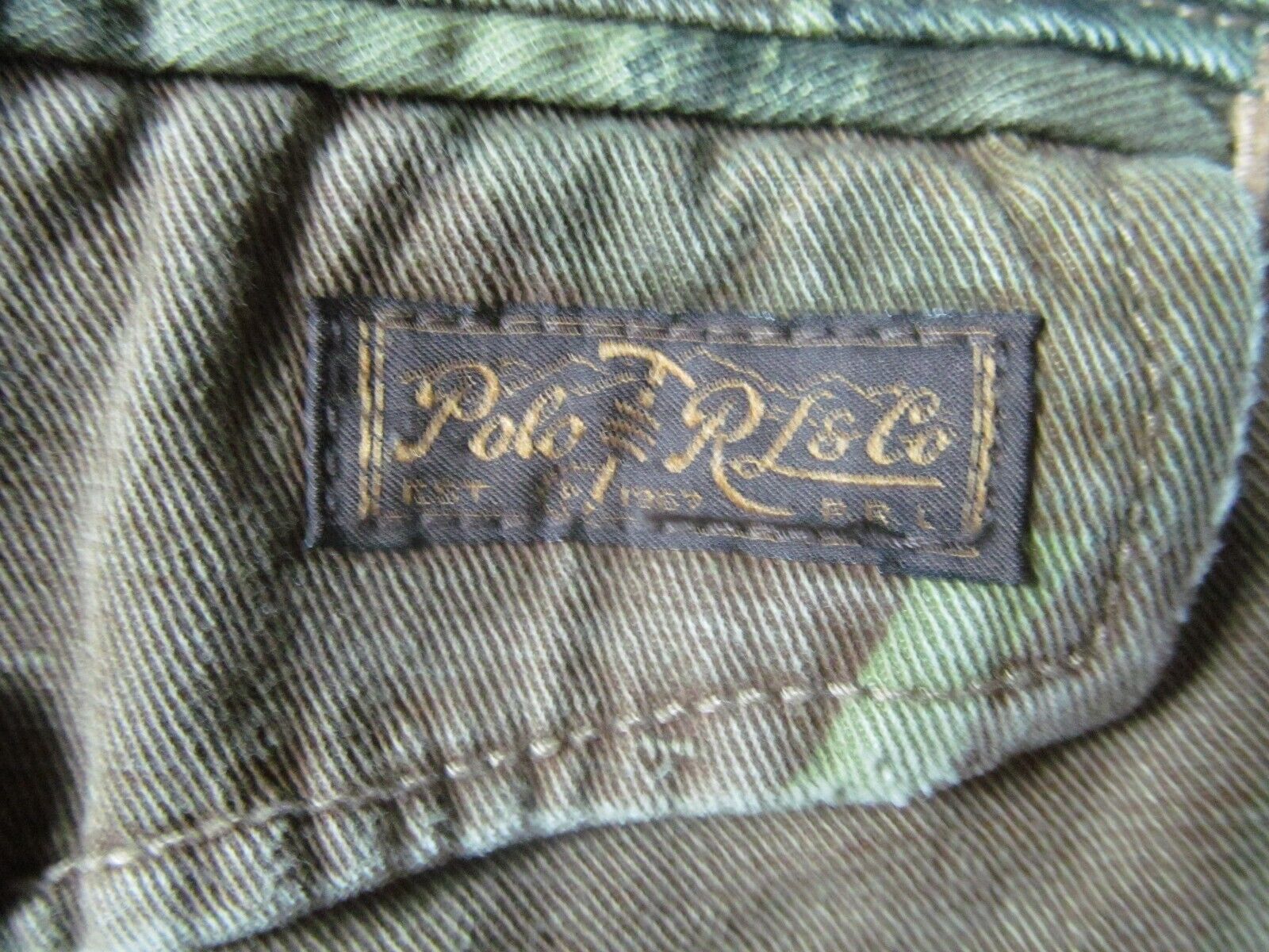 Polo Ralph Lauren Shorts Men's 44B Camo Linen Dra… - image 4