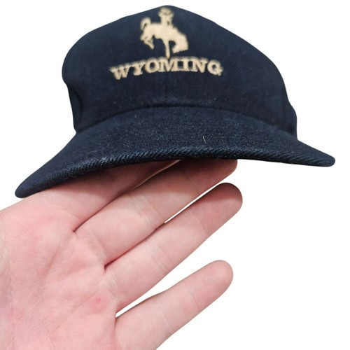 Gorra de béisbol negra con logotipo bordado de vaquero de Wyoming talla única Headmaster Inc. - Imagen 8 de 8