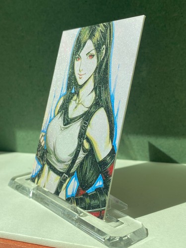 Goddess Doujin Anime Card Artists Sketch Stye Frost Design Card #23 TIFA - Picture 6 of 8