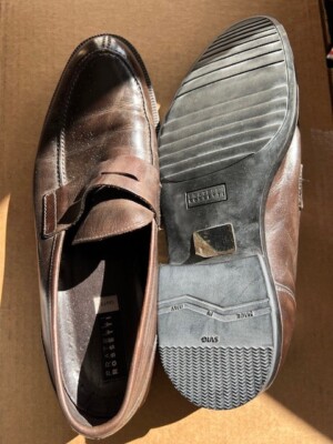 Fratelli Rossetti Dark Brown Loafers, New, US 11 Fratelli Rossetti Penny Loafer Dark Brown Calf Leather Mens  main image 3