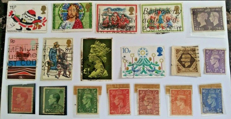 Great Britain. Scott's #s 207//1468.Mostly Used Lot.   sal's stamp store.