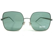 Hugo Boss Sunglasses BOSS 1160/S 821QT CL 2 Gold Green Square w/ Green Lenses