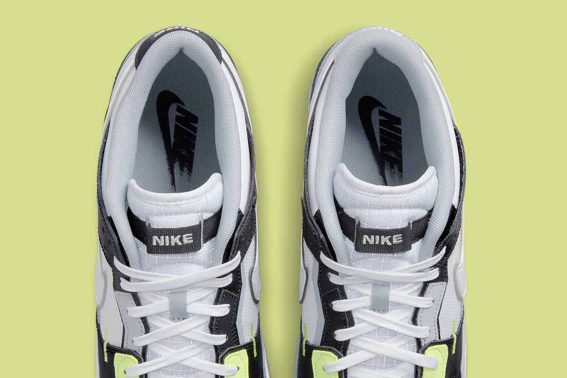 Nike Dunk Low Scrap Black White Light Lemon Twist DC9723 001 Nike Dunk Low Scrap Black White Light Lemon Twist DC9723 001
