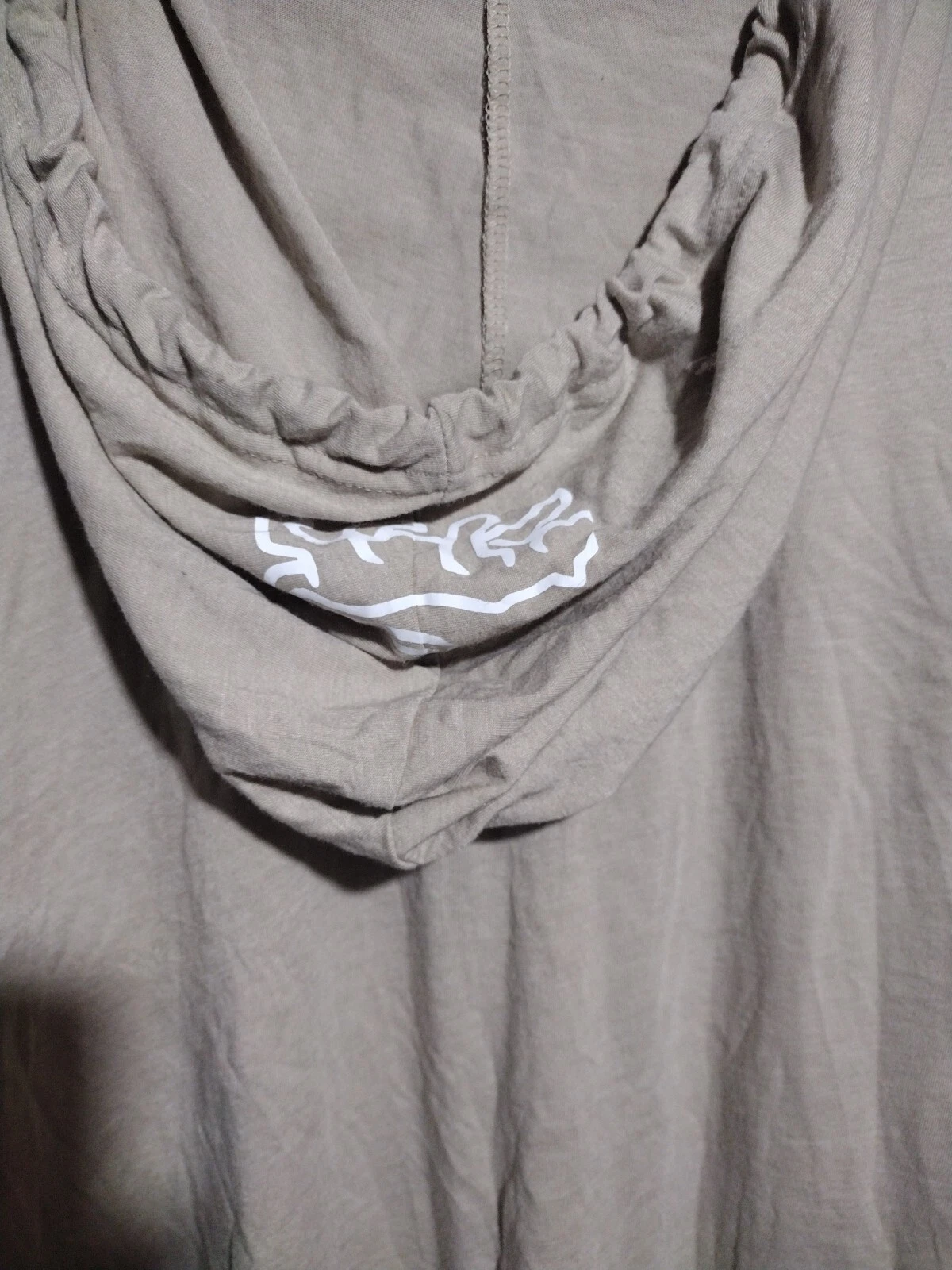 VETEMENTS Felpa con cappuccio leggera tagliata grezza abbigliamento marca