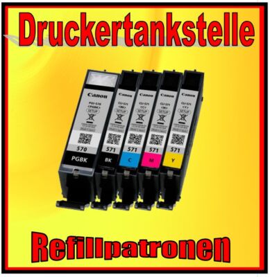 Refillpatronen original PGI-570 CLI-571 MG 6853 7750 7751 7752