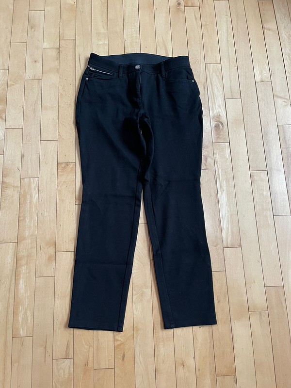 Chicos So Slimming Womens Black Leggings Pants Size Small