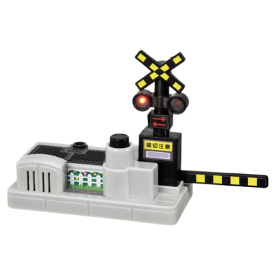 Mechanical Cross Road Train ブリキ 海外 おもちゃ Tomica World Town Sound Light Fumikiri Railroad Crossing Takara