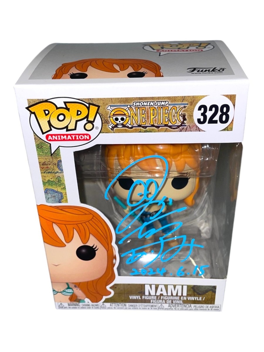 AKEMI OKAMURA Hand Signed NAMI Funko Pop Vinyl ONE PIECE