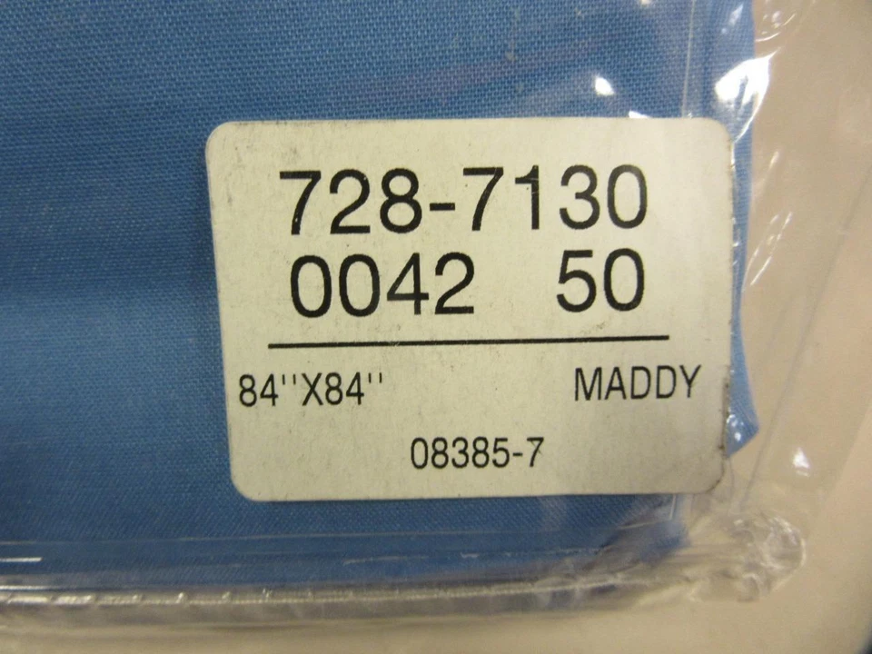 Juice Drapery Blue 84" x 84" Maddy 08385-7 Curtains Drapes with Tiebacks - Image 2 of 2