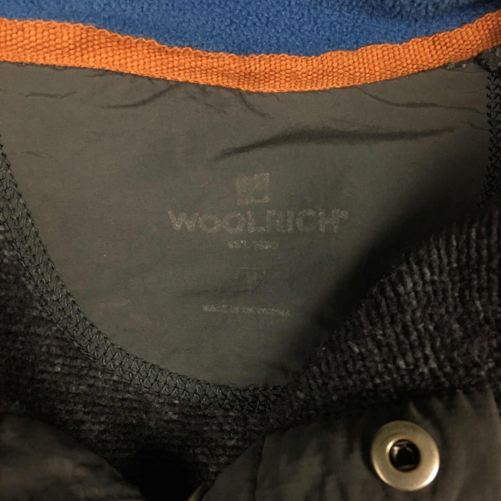 Woolrich Pullover Quarter Snap Button Sweater Cha… - image 3