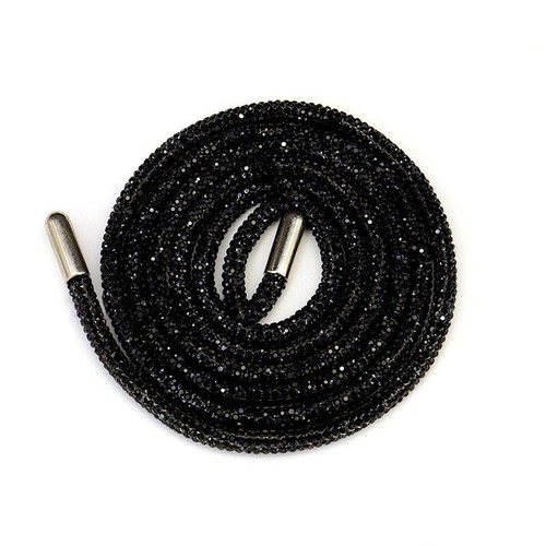 2pcs Glitter 6mm Rhinestone Shoe Laces Hoodie String Replacement Hoody Cord Rope - Picture 10 of 32