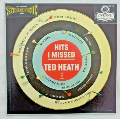Ted Heath and His Music: Hits I Missed 1958 London PS-116 Blue Back Pressing VG+