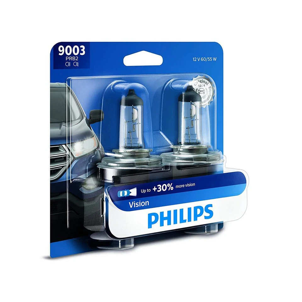 Bombilla de faro Philips de 2 piezas para Acura RL 2005 1996-1998 Honda lámpara de haz alto/bajo Foto 4 de 4