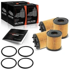 4x Engine Oil Filter for Dodge Dart Fiat 500 500L 500X Jeep 10K Miles Protection