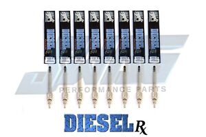 Diesel RX DRX 00542 Glow Plugs Set of 8 for 08-10 Ford 6.4L Powerstroke Diesel
