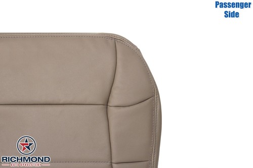 00 01 02 Lincoln Navigator - Cubierta de asiento de cuero genuino inferior lateral del pasajero bronceado - Imagen 12 de 14