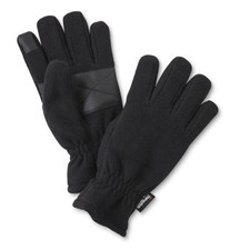 Athletech Men's Fleece Thinsulate Insulated Winter Ski Gloves Black Medium/Large