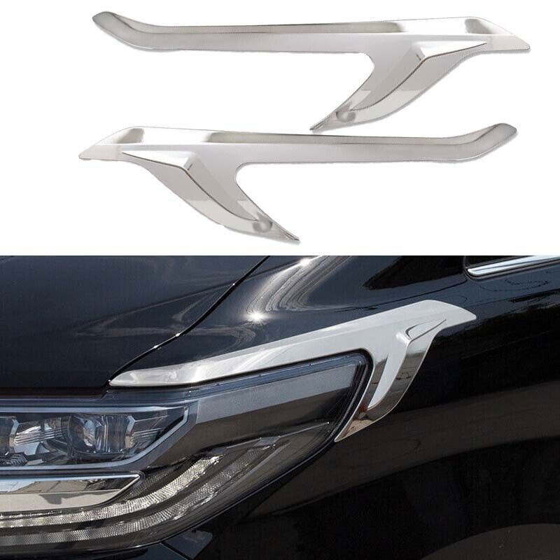 2015-2022 2pcs For Toyota Alphard Front Headlight Lamp Eyebrow