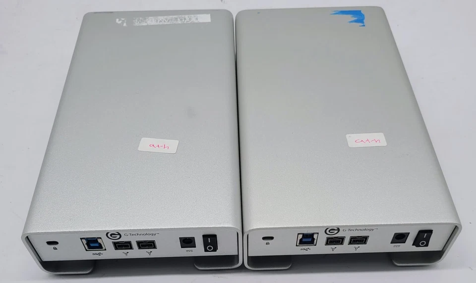 Lot of 2 G-Technology G-Drive 4TB External HDD USB 3.0 -0G02537/No power& USB - Image 3 of 4