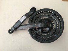 GUARNITURA NERA 170 3v MTB CITY BIKE BICICLETTA CORSA SPORTIVA