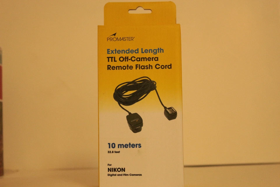 Nikon compatible Ext Length TTL Off-Camera Remote Flash Cord 10M, 7M, 3.5M new - Image 4 of 4